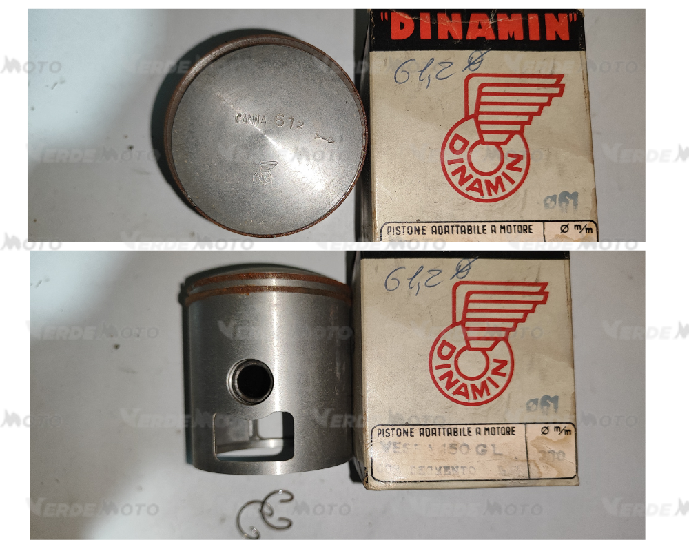 Pistone Dinamin 61.2mm Vespa Gl150 Vintage Piaggio