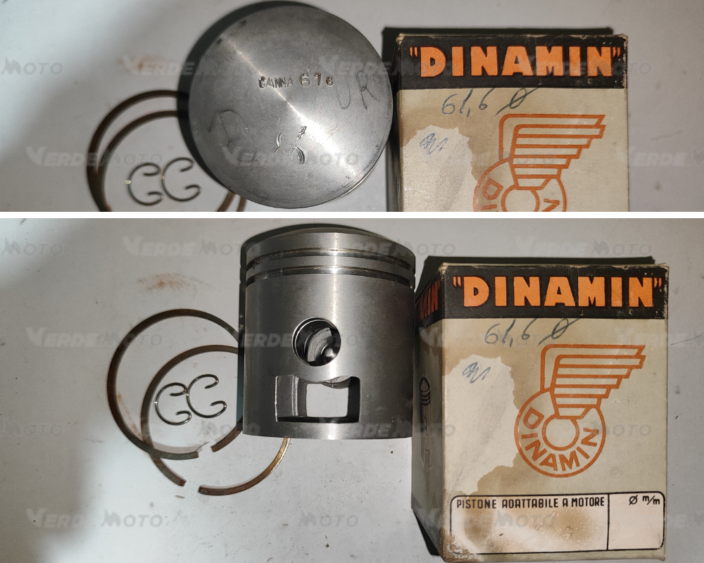 Pistone Dinamin 61.6mm Vespa Gl150 Vintage Piaggio