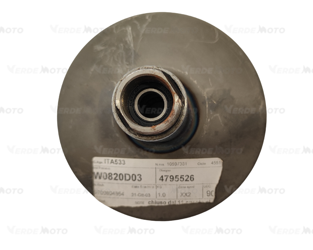 DRIVEN HALF-PULLEY FIXED BUSHING VESPA LX/S/SPRINT 50 4T 3V ORIGINAL Piaggio 4795526