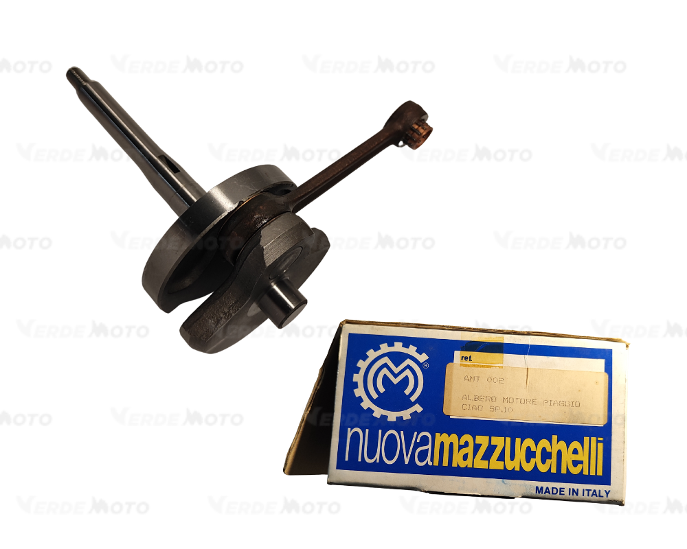 Albero motore Piaggio SI tipo originale Spinotto 10 Mazzucchelli AMT002